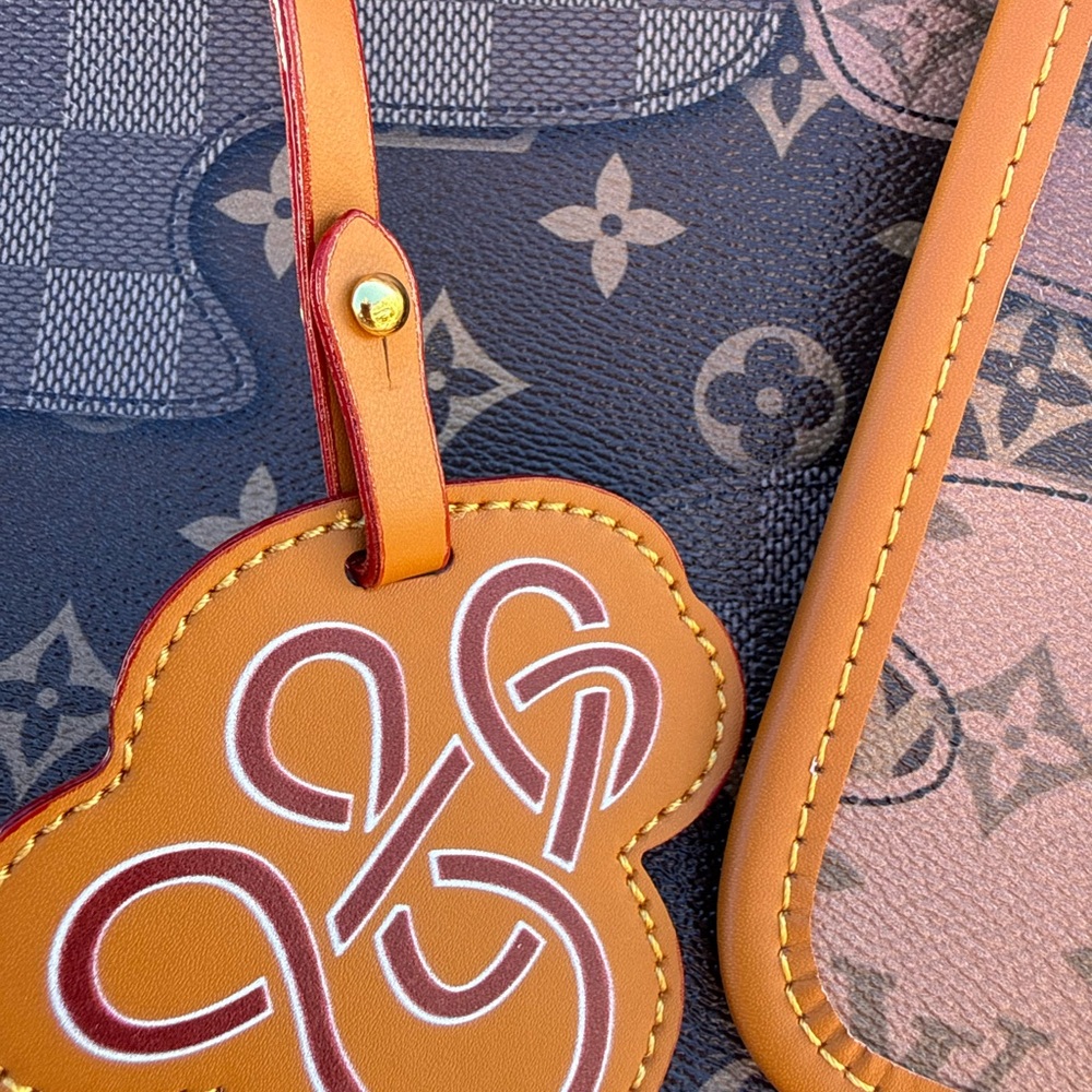 Patchwork/Monogram Canvas Tote - Multicolor - image 4